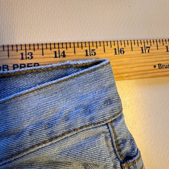 (SOLD) Aeropostale Benton Original Bootcut Jeans Mens Size 32 Distressed Grunge - Picture 8 of 15